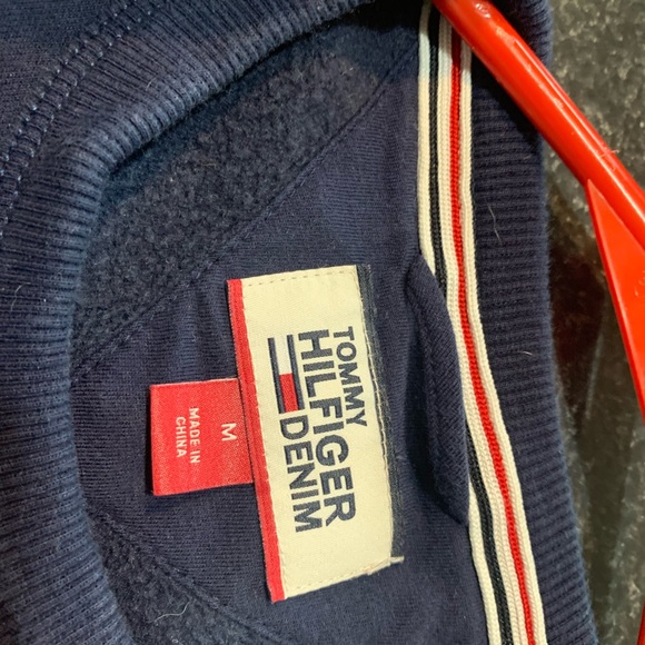 Mens Tommy Hilfiger crew neck sweatshirt - Picture 3 of 4